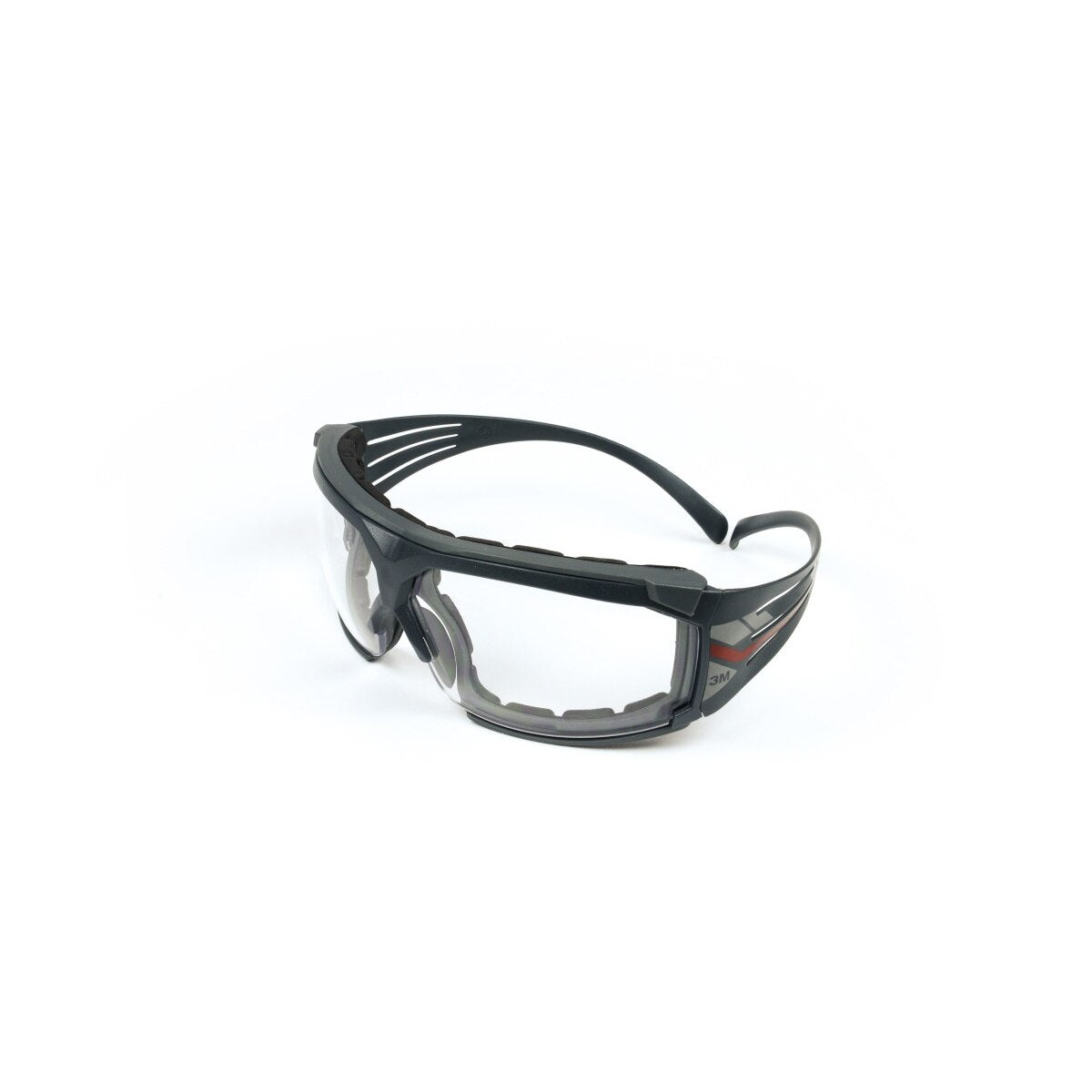 3M SF601SGAF-FM SecureFit Safety Glasses, Clear Scotchgard Anti-Fog Lens, Black Frame (7100133322) (20 Pack) - 2