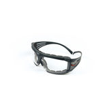 3M SF601SGAF-FM SecureFit Safety Glasses, Clear Scotchgard Anti-Fog Lens, Black Frame (7100133322) (20 Pack) - 2