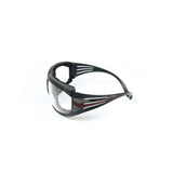 3M SF601SGAF-FM SecureFit Safety Glasses, Clear Scotchgard Anti-Fog Lens, Black Frame (7100133322) (20 Pack) - 3