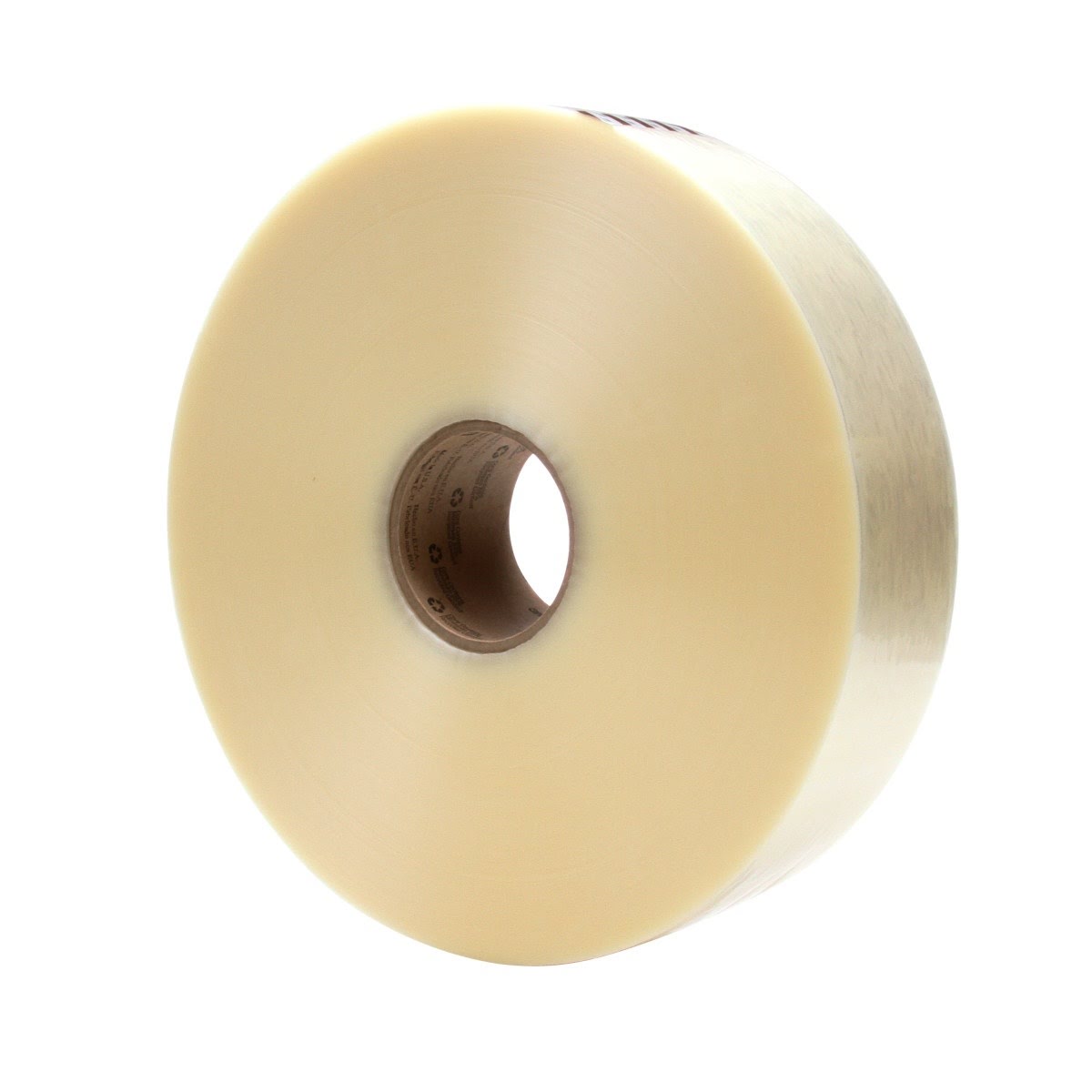 3M 371 Scotch Box Sealing Tape, Clear, 72 mm x 1500 m (7100133940) (4 Pack) - 3