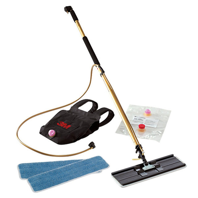 3M 55433 Easy Shine Floor Finish Applicator Kit, Backpack System (7100134540)