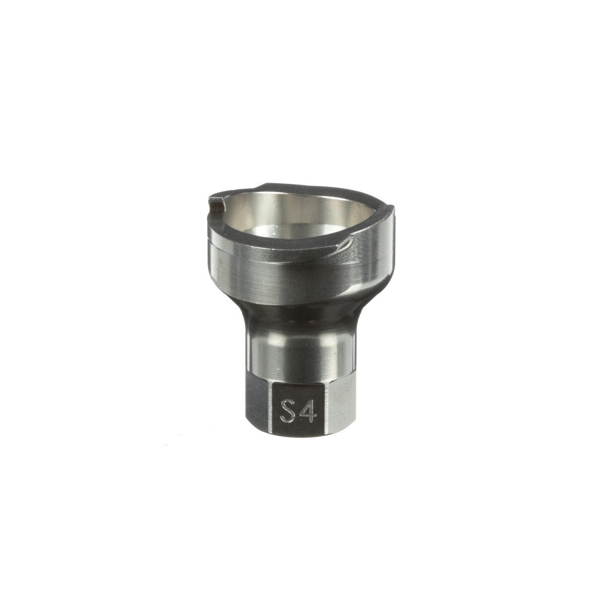 3M PPS Series 2.0 Adapter, Type S4, 12 mm Female, M12 x 1.0 Thread (26005) (7100135830) (4 Pack)