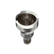 3M PPS Series 2.0 Spray Gun Adapter Type S5, 12 mm Male, 1.5 mm Thread, Silver (26006) (7100135831) (4 Pack)