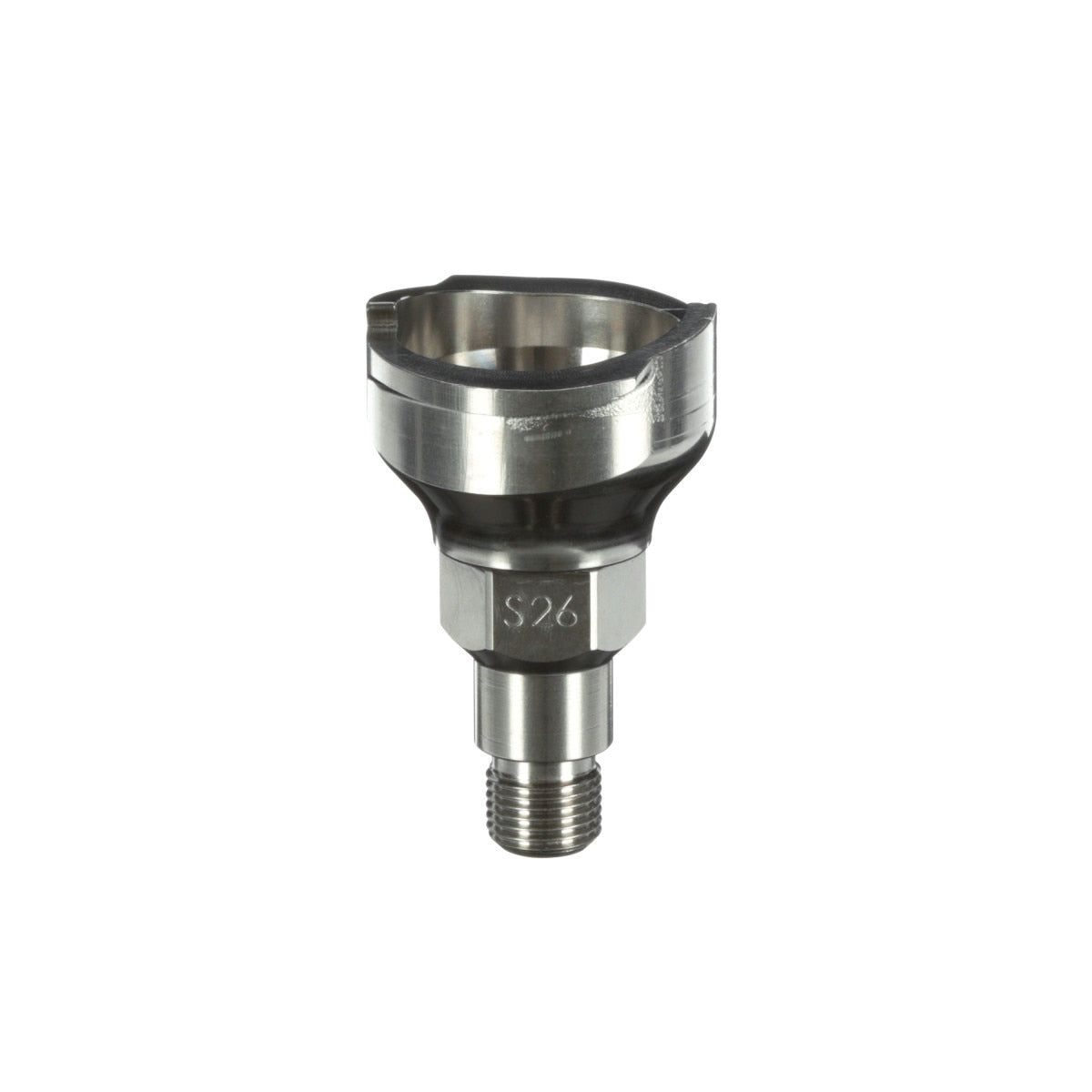 3M 26118 PPS 2.0 Spray Gun Adapter, S26, 11 mm Male, M11x1.0 Thread (7100135924) (4 Pack)