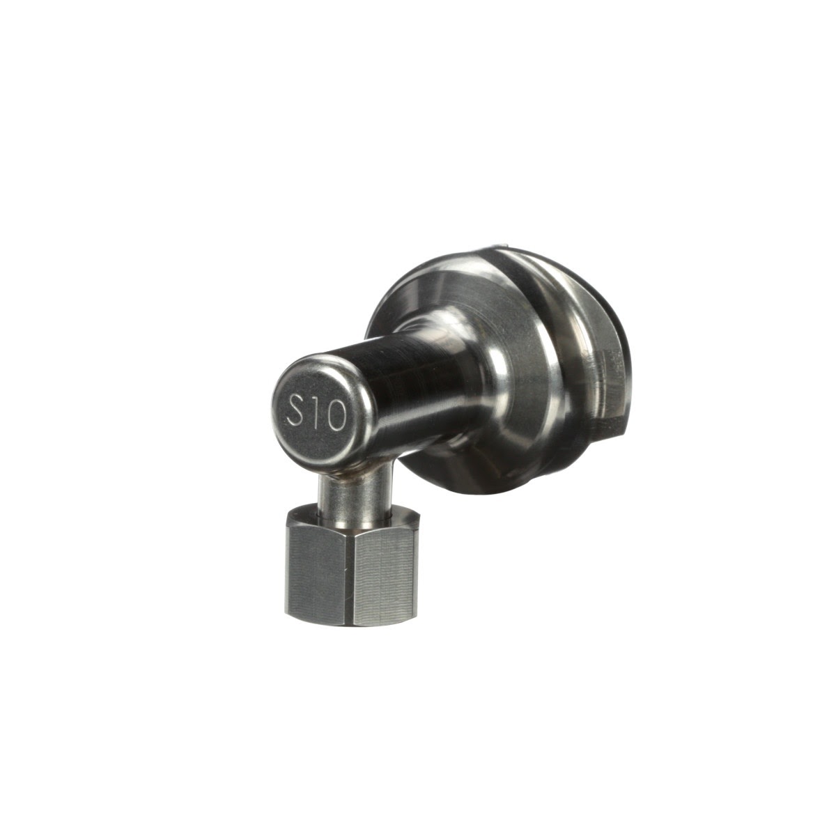 3M 26017 PPS Series 2.0 Adapter, Type S10, 1/4 Female, R-Angle 19 Thread BSP for Side Cup Mount (7100135927) (4 Pack) - 6
