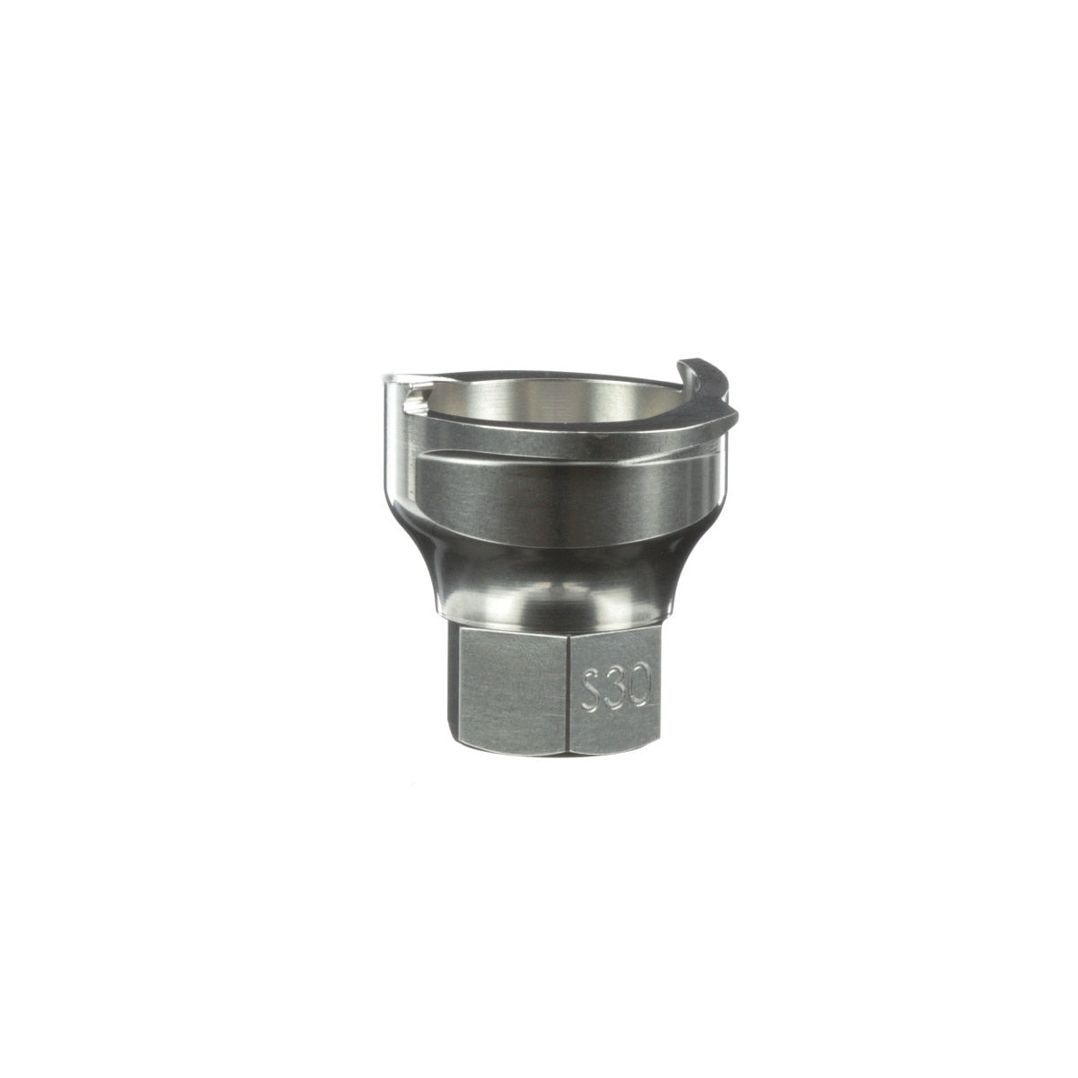 3M 26126 PPS Series 2.0 Spray Gun Adapter, S30, 5/8 in-18 NPS Female, for Ingersoll Rand (7100135939) (4 Pack) - 2