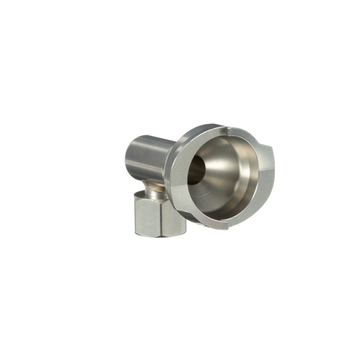 3M 26110 PPS Series 2.0 Adapter, Type S24, 1/4 Female, R-Angle 18 Thread NPS, Side Cup Mount (7100135940) (4 Pack) - 6