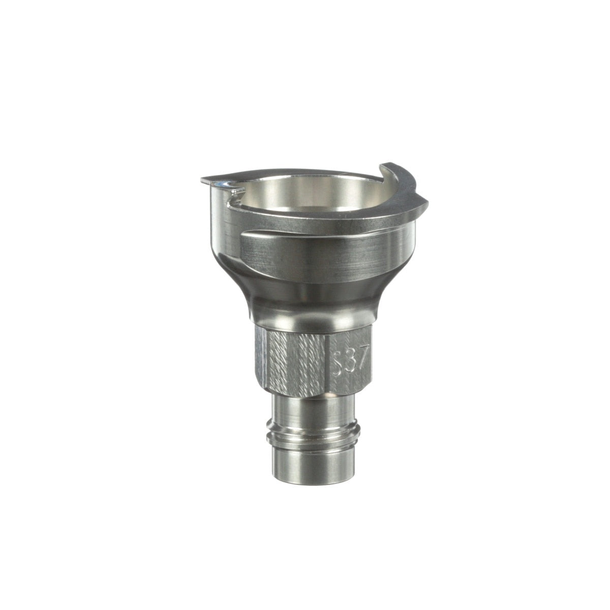 3M 26132 PPS 2.0 Spray Gun Adapter S37, 5/8 in Male 11 UNC Modified (7100135949) (4 Pack) - 3
