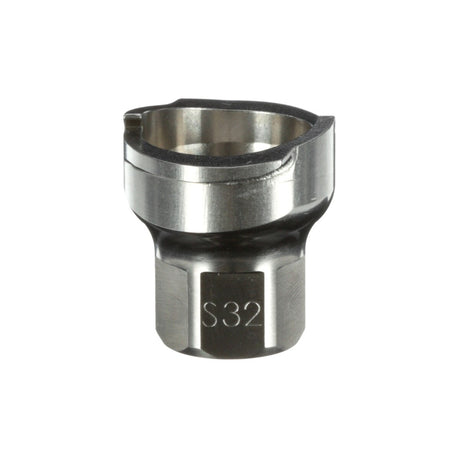 3M S32 PPS Spray Gun Adapter, Series 2.0, 18 mm Female, 1.5 mm Thread, Connects Select Sagola Paint Guns (26136) (7100135952) (4 Pack)