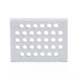 3M 28324 Hookit Interface Pad, Medium Density Foam, Gray, 3 in x 4 in x 1/2 in, 33 Holes (7100138159) (10 Pack)