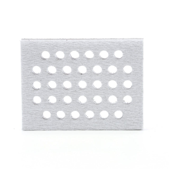3M 28324 Hookit Interface Pad, Medium Density Foam, Gray, 3 in x 4 in x 1/2 in, 33 Holes (7100138159) (10 Pack)