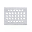 3M 28324 Hookit Interface Pad, Medium Density Foam, Gray, 3 in x 4 in x 1/2 in, 33 Holes (7100138159) (10 Pack)