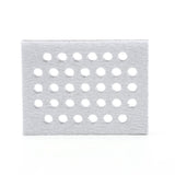 3M 28324 Hookit Interface Pad, Medium Density Foam, Gray, 3 in x 4 in x 1/2 in, 33 Holes (7100138159) (10 Pack)
