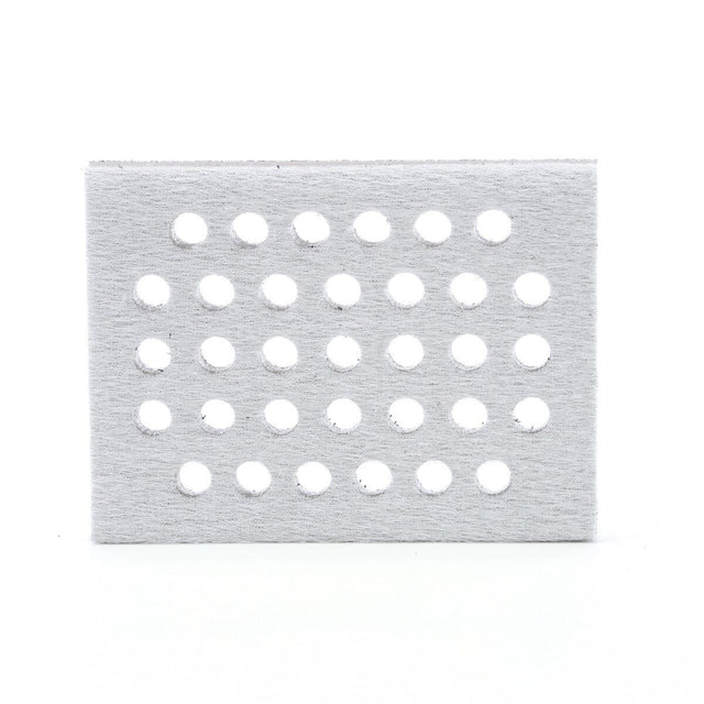 3M 28324 Hookit Interface Pad, Medium Density Foam, Gray, 3 in x 4 in x 1/2 in, 33 Holes (7100138159) (10 Pack)