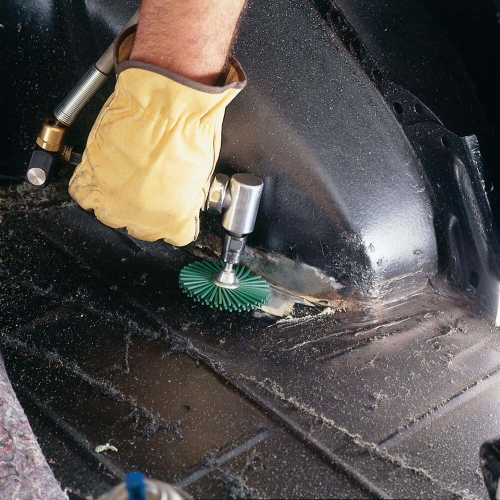 3M 7100138176 Scotch-Brite Roloc Radial Bristle Disc, 3 in, 50 Grit (10 Pack) - 3