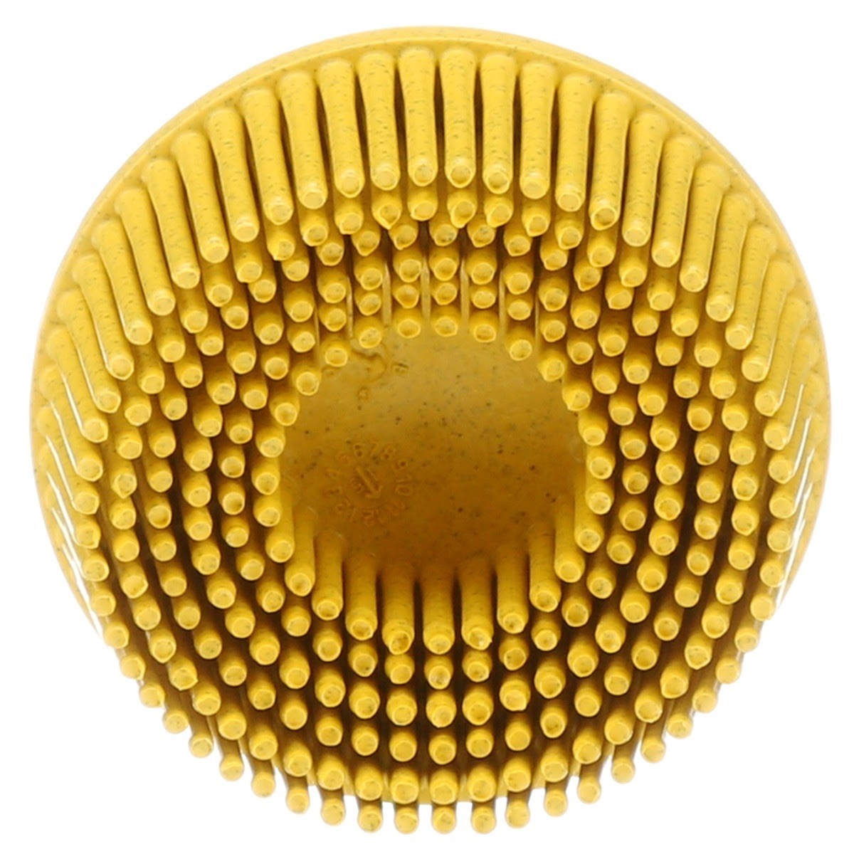 3M RD-ZB 07525 Scotch-Brite Roloc Bristle Disc, P80, Yellow, 2 in x 5/8 in, Tapered (7100138284) (40 Pack)