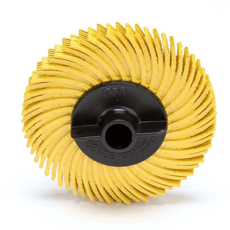 3M RB-ZB Scotch-Brite Radial Bristle Disc, 80, 2 in x 3/8 in, Thin Bristle (7100138293) (80 Pack)