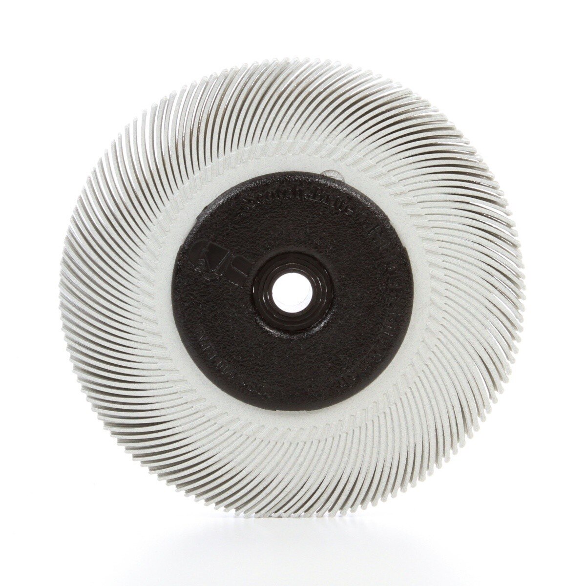 3M BB-ZB Scotch-Brite Radial Bristle Brush with Adapter, 120 Grit, White, 6 in x 7/16 in (7100138298) (5 Pack)