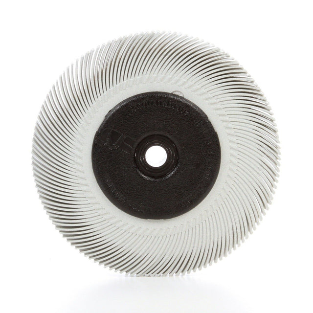 3M BB-ZB Scotch-Brite Radial Bristle Brush with Adapter, 120 Grit, White, 6 in x 7/16 in (7100138298) (5 Pack)