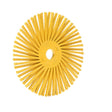 3M 7100138324 Cubitron Scotch-Brite Radial Bristle Disc, Ceramic, 20000 rpm, 3 Diameter, 80 Grit, Yellow (10 Pack)