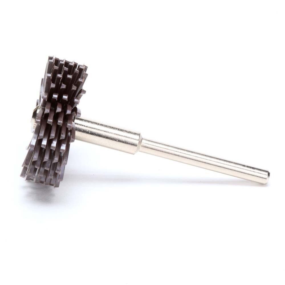 3M 7100138326 Radial Bristle Disc, 1 in x 1/8 in, 36 Grit for Cleaning and Surface Conditioning (24 Pack) - 3