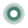 3M Scotch-Brite Radial Bristle Brush Replacement Disc, T-A 50 Refill, Ceramic 50 Grit, Green, 6 in, Center Hole (7100138327) (80 Pack)