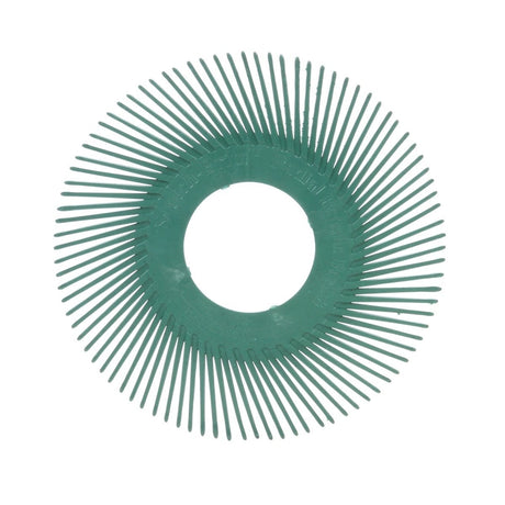 3M Scotch-Brite Radial Bristle Brush Replacement Disc, T-A 50 Refill, Ceramic 50 Grit, Green, 6 in, Center Hole (7100138327) (80 Pack)
