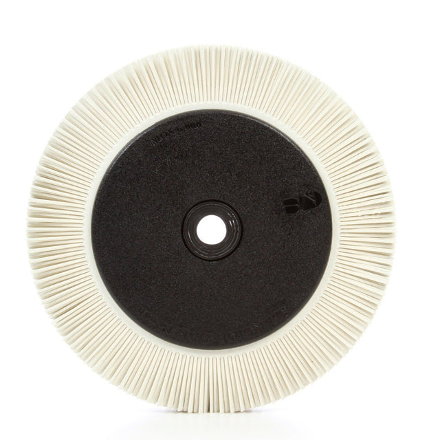 3M BB-ZB Scotch-Brite Radial Bristle Brush, 8 in x 1 in x 1-1/4 in 120 with Flange (7100138334) (2 Pack)