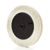 3M BB-ZB Scotch-Brite Radial Bristle Brush, 8 in x 1 in x 1-1/4 in 120 with Flange (7100138334) (2 Pack) - 3