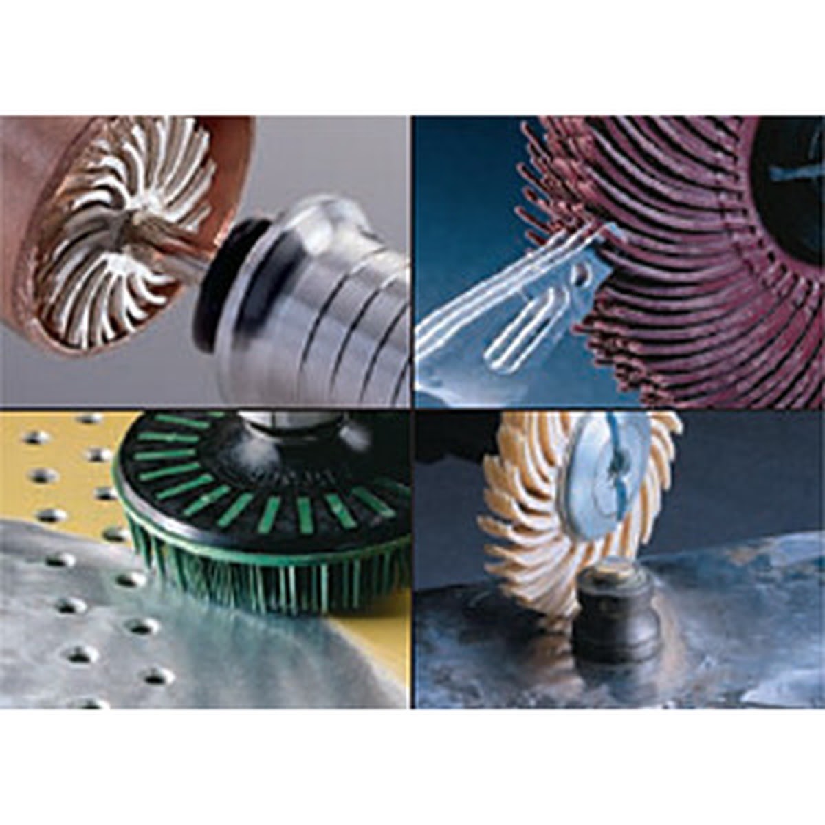 3M BB-ZB Scotch-Brite Radial Bristle Brush, 8 in x 1 in x 1-1/4 in 120 with Flange (7100138334) (2 Pack) - 4