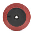 3M BB-ZB Scotch-Brite Radial Bristle Brush, Ceramic Aluminum Oxide, 220 Grit, Red, 7 5/8 in x 1 in x 1-1/4 in, 6000 rpm, with Flange (7100138335) (2 Pack)