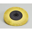 3M BB-ZB Scotch-Brite Radial Bristle Brush 80 Grit Yellow 7-5-8 in x 1 in (7100138337) (2 Pack)