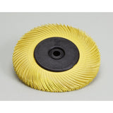 3M BB-ZB Scotch-Brite Radial Bristle Brush 80 Grit Yellow 7-5-8 in x 1 in (7100138337) (2 Pack)