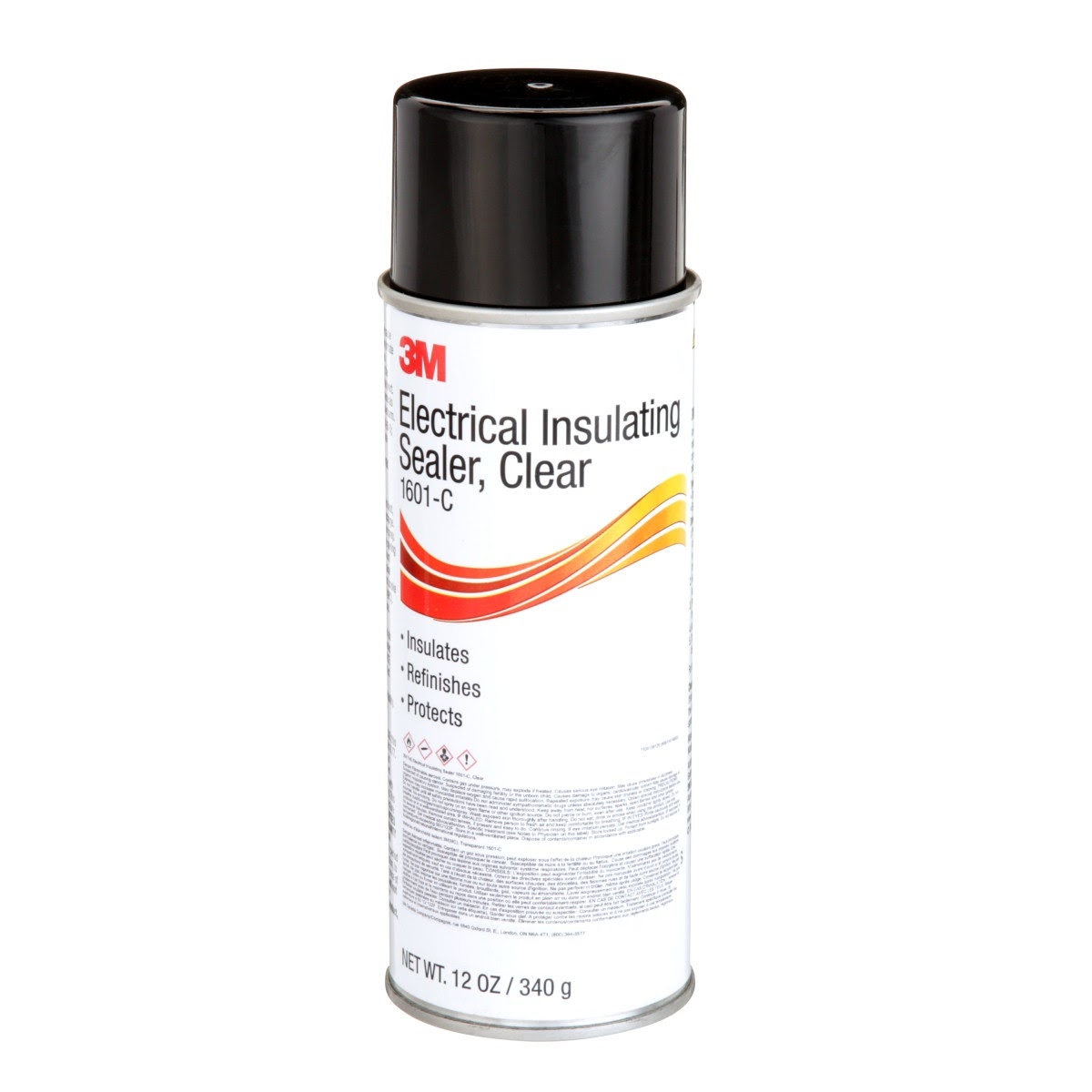 3M 1601-C Electrical Insulating Sealer, 12-oz Can, Clear (7100139129) (12 Pack)
