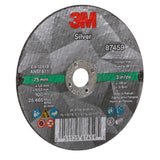 3M 87459 Silver Cut-Off Wheel 3 in x 0.060 in x 3/8 in for Stainless and Mild Steel Pipe Cutting (7100139210) (50 Pack) - 4