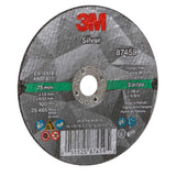 3M 87459 Silver Cut-Off Wheel 3 in x 0.060 in x 3/8 in for Stainless and Mild Steel Pipe Cutting (7100139210) (25 Pack) - 4