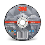 3M 87456 Silver Depressed Center Grinding Wheel, 36+, T27, 4 in x 1/4 in x 5/8 in (7100141076) (10 Pack)