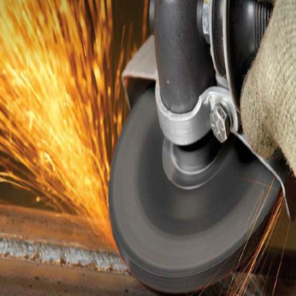 3M 7100141077 Silver Depressed Center Grinding Wheel, 87455, 36+, T27, 4 in x 1/4 in x 3/8 in (10 Pack) - 6