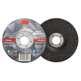 3M 87453 Silver Depressed Center Grinding Wheel 36+ T27 4.5 in x 1/4 in x 7/8 in (7100141079) (10 Pack)