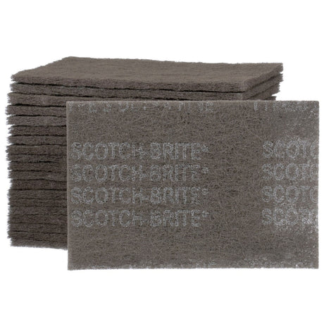 3M HP-HP 7448 Scotch-Brite Ultra Fine Hand Pad, SiC, Gray, 6 in x 9 in (7100141899) (60 Pack)