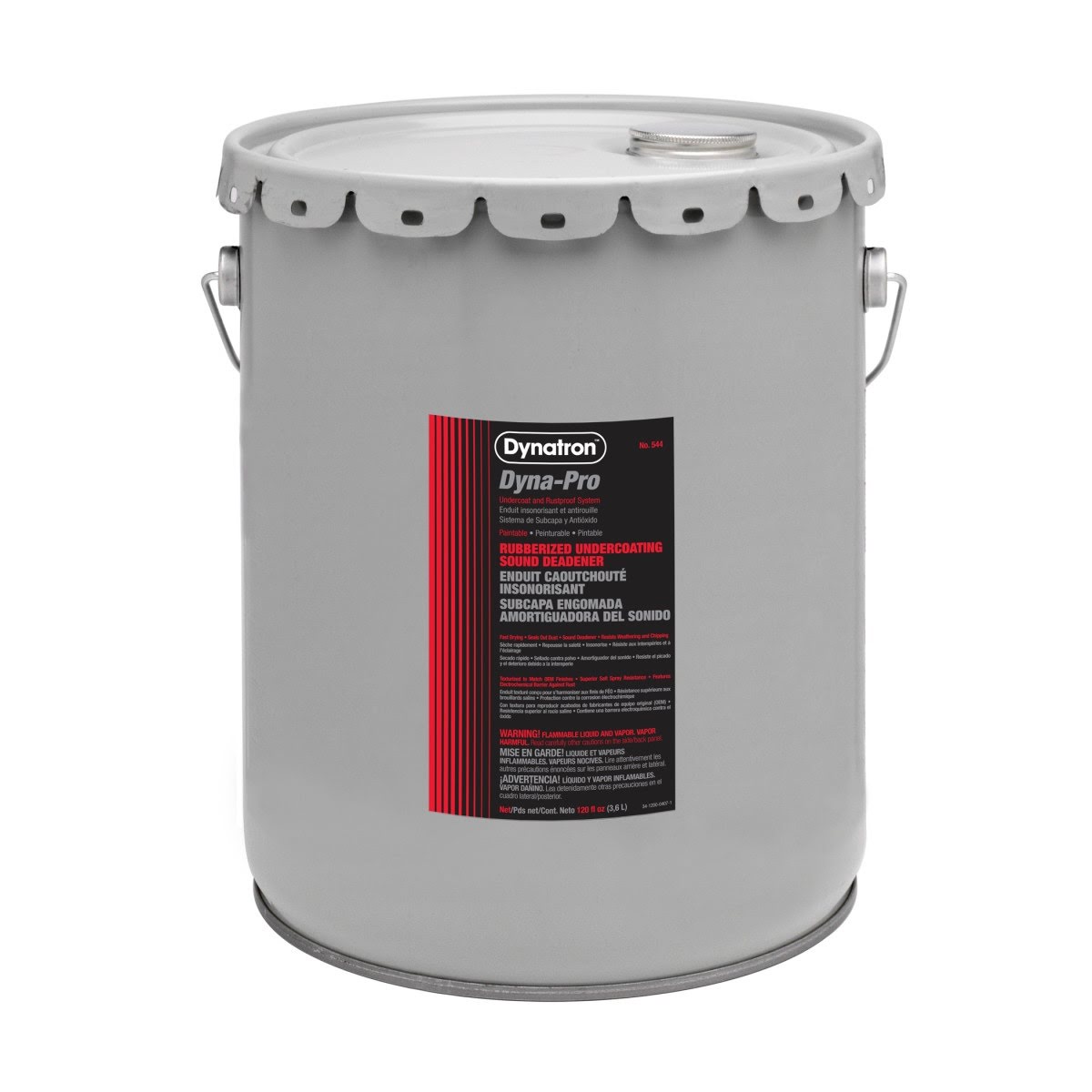 3M Dynatron Dyna-Pro Paintable Rubberized Undercoating, Black, 1 Gallon (00544) (7100142943) (4 Pack) - 2