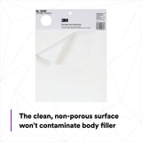 3M B-20382 Disposable Paper Mixing Board, Non Porous, Solvent Resistant, Non Soak, Large Sheet, 10 in x 13 in, 100 Sheets/Board (7100144396) (12 Pack) - 3