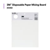 3M B-20382 Disposable Paper Mixing Board, Non Porous, Solvent Resistant, Non Soak, Large Sheet, 10 in x 13 in, 100 Sheets/Board (7100144396) (12 Pack) - 4