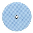 3M 05708 Hookit Ultrafine Foam Polishing Pad, Double Sided Quick Connect, Waffle Face, Blue, 8 in (7100145281) (6 Pack)