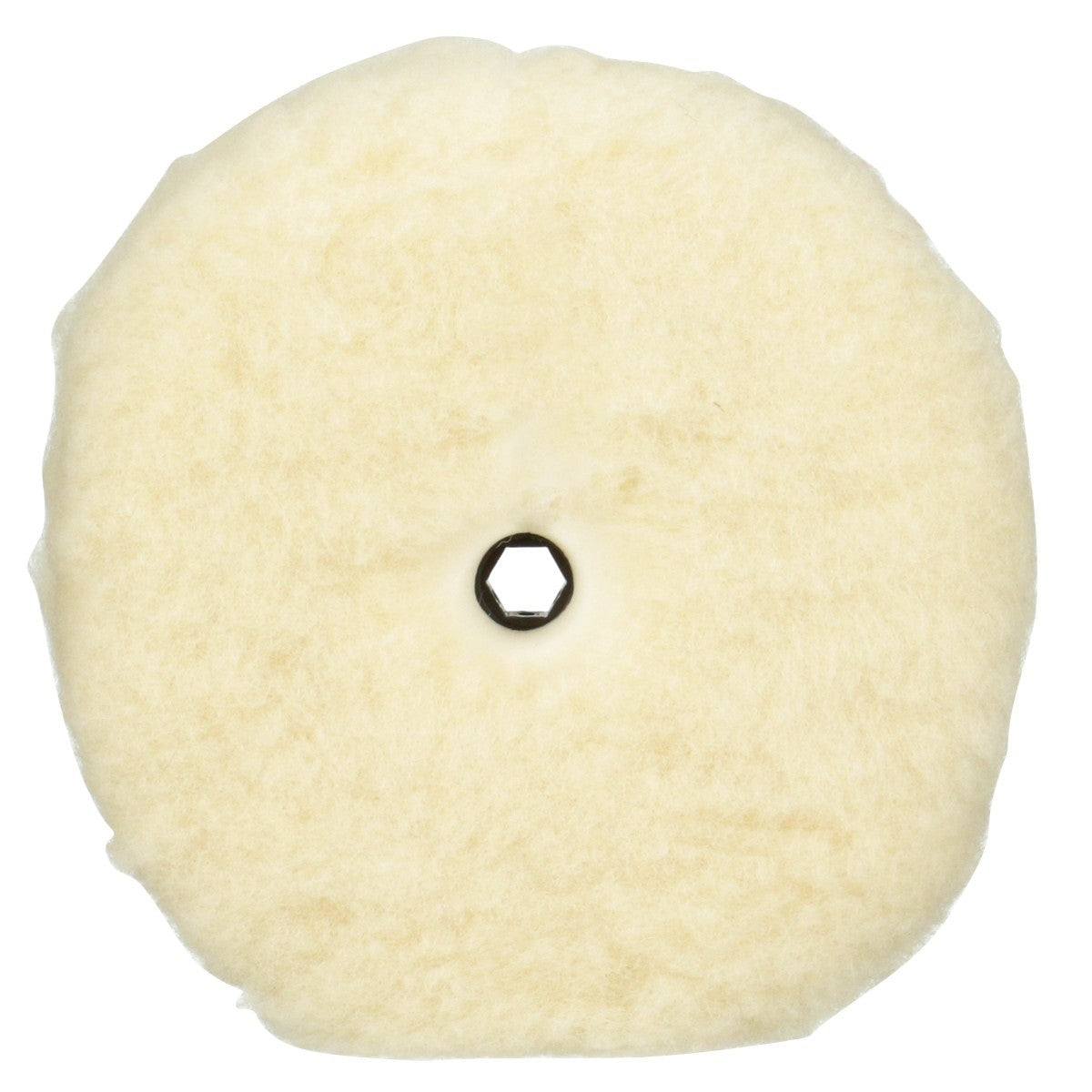 3M Perfect-It Low Linting Wool Compounding Pad, 100 Wool, White, 9 in (33279) (7100145353) (6 Pack)