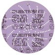 3M 775L Xtract Hookit Clean Sanding Film Disc, 320+, Purple, 5 in, Die 500LG (7100145363) (250 Pack)