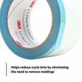 3M Perforated Trim Masking Tape, 10 mm Hard Band, Blue, 50.8 mm x 10 m (06349) (7100145501) (6 Pack) - 5