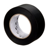 3M 3903 Vinyl Duct Tape, Black, 2 in x 50 yd, 6.5 mil, Individually Wrapped (7100145924) (24 Pack) - 3