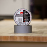 3M Vinyl Duct Tape 3903 Gray 2 in x 50 yd 7.3 mil Roll (3903) (7100145925) (24 Pack) - 6