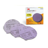 3M 775L Cubitron II Stikit Film Disc, Multi Grade 240+ 400+ 3 mil, Purple, 5 in x NH (7100146005) (20 Pack)